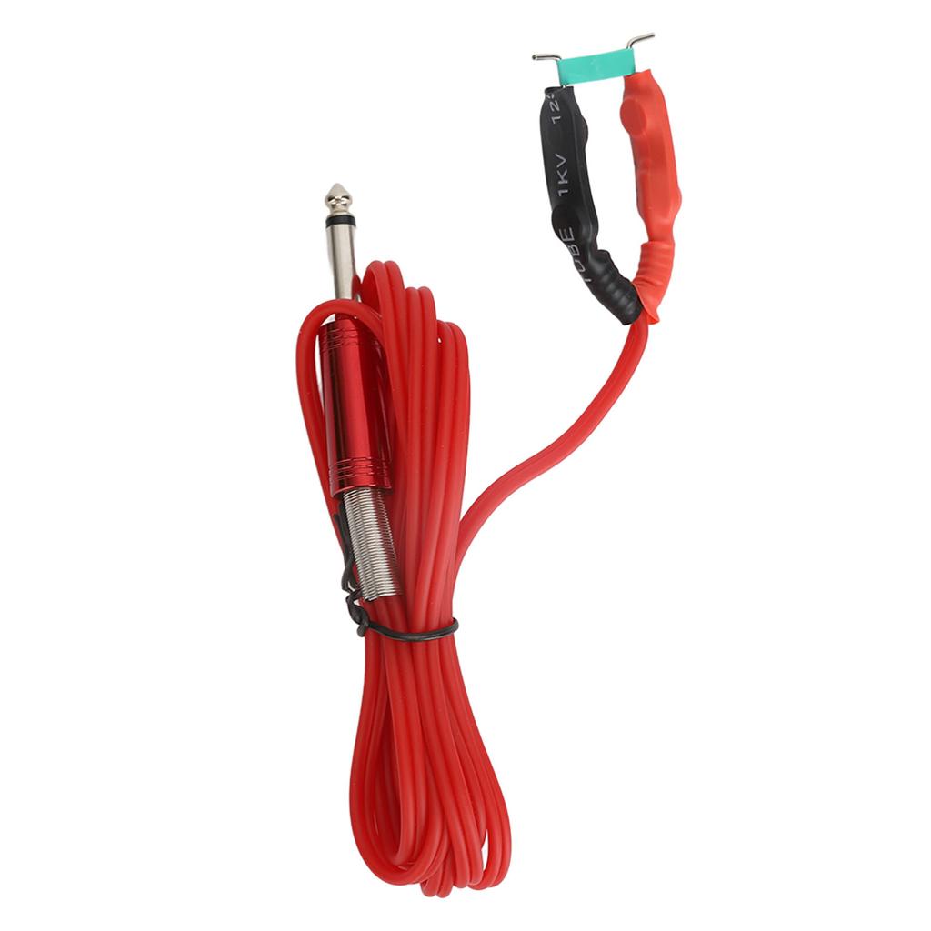 Tattoo Clip Cord High Resilience Bending Resistance Tattoo Machine Power Supply Line Hook Line Red
