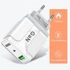 PD33W QC3.0 GaN Multi-Port European Charger - 9V/12V Fast Charging