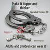 Stainless Steel Escape Room Handcuffs and Leg Cuffs for Couples