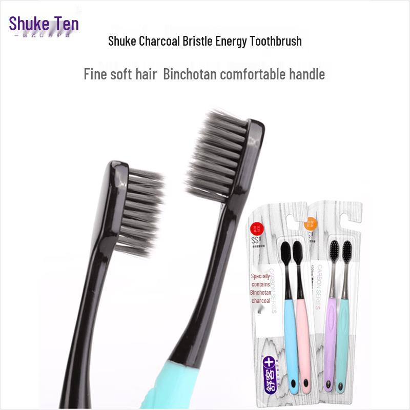 Shuke Carbon Fiber Toothbrush 4-Pack
