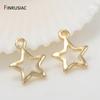 Gold Plated Small Mini Hollow Star/ Heart / Moon Charms For Jewelry Making DIY Bracelets Necklace Earrings