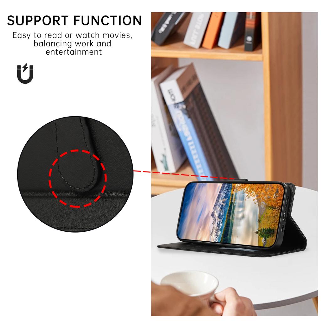 Skórzane etui na Google Pixel 10 Pro/10/9 Pro/9 z wytłaczaną siatką rombów 3D, portfelowe, z zawieszką