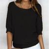 Solid Color Off-the-Shoulder Chunky Knit Batwing Sweater - Available in Multiple Colors