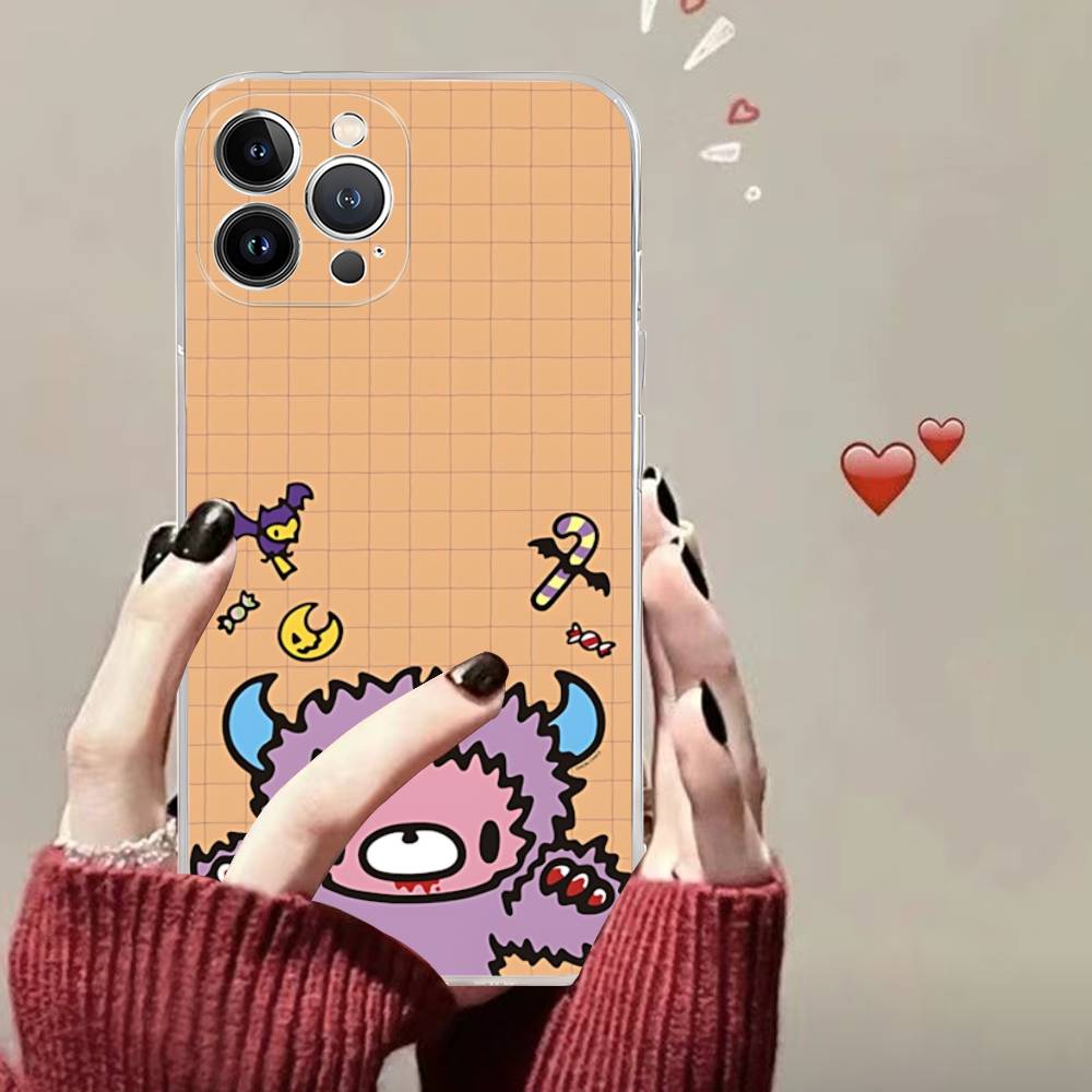 Popular Kawaii G-gloomyS Bears Transparent Phone Case For IPhone 17 Air 16 Pro Max 15 14 13 12 11Plus Shockproof Cover