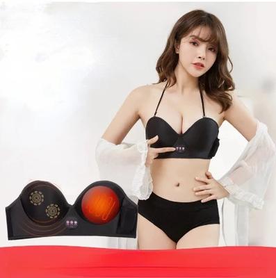 Massajador Elétrico para Aumento dos Seios Crescimento do Peito Sutiã Estimulador Vibratório Potenciador Massagem Mamária Potenciador Mamário Experiência de Saúde Cuidados de Saúde