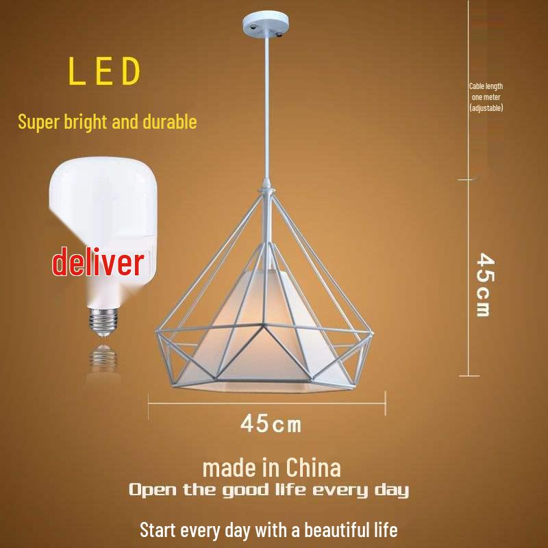 Influencer Friseursalon Retro-Kronleuchter mit Diamant-Dekoration für Friseursalon oder Milchteeladen