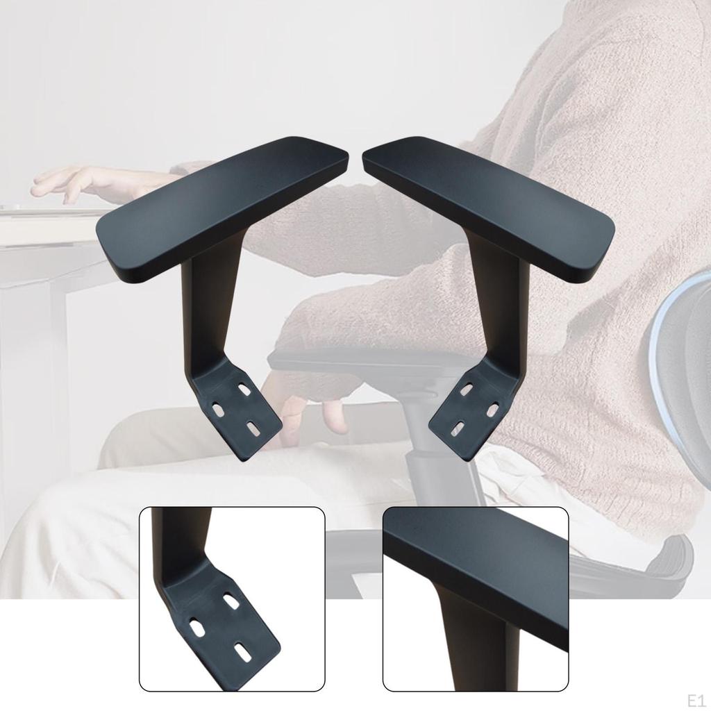 2x Furniture Office Chair Armrests Gaming Arms Lightweight Modern Comfortable Grip Arm Rests
