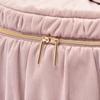 Francfranc Velvet Ribbon Vanity Pouch L Pink - Cosmetic Pouch, Cosmetic Box, Makeup Storage