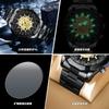 Top Brand New Business Watch Fashion Casual Luminous Skull Hollow Men's Watch