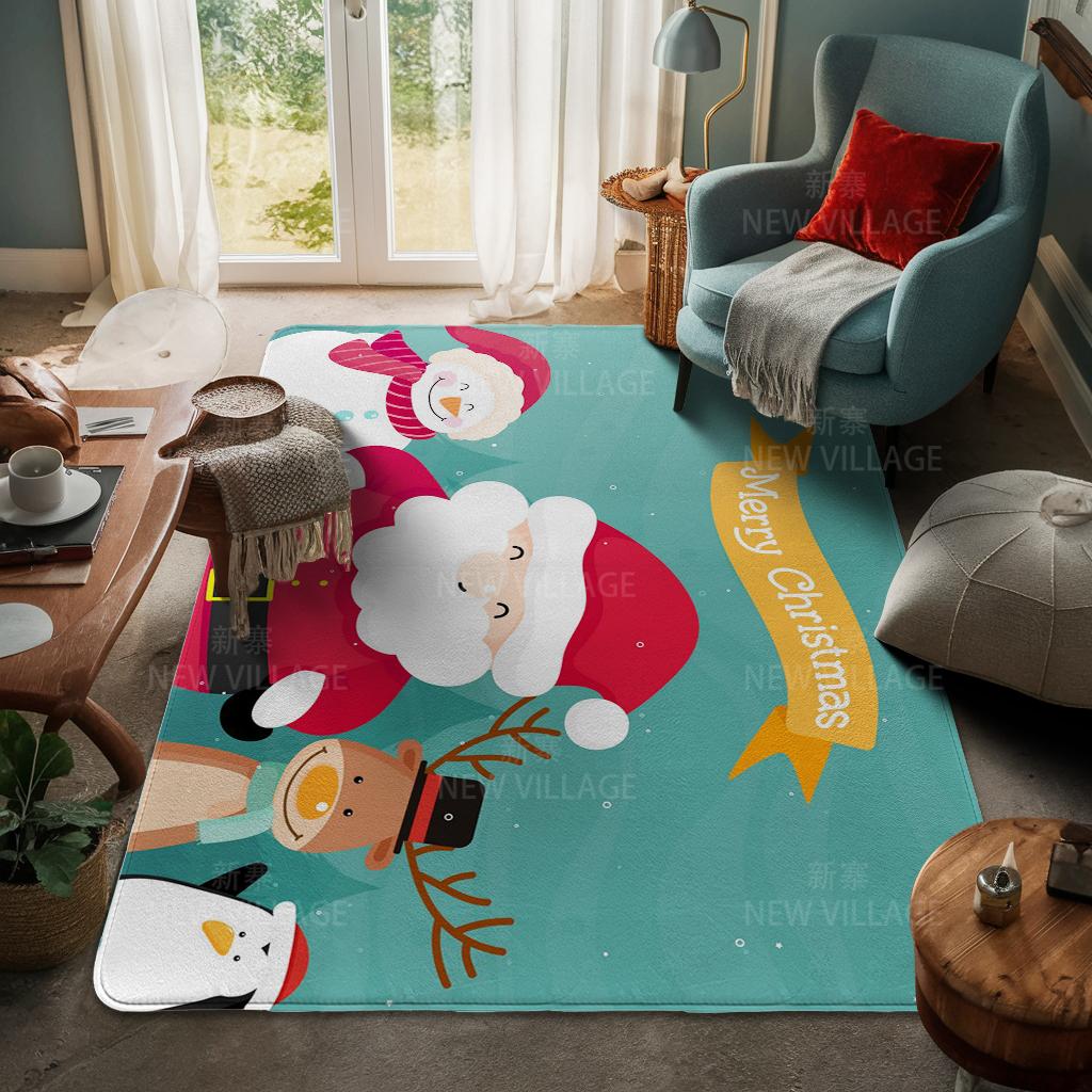 Koberec ke vchodu do domu Rohožka ke dveřím do domu Obývací pokoj Vana Koupelna Protiskluzové koberce s absorpcí vody vana Veselé Vánoce zima