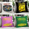 Rock Nirvana Cushion Cover Cushion Cover Set 4Pcs 50X50 45X45 40X40 Pillowcase Decorative Sofa Home Decor