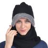 GADIE MENSS Balaclava Winter Warm Face Cover with Windproof Knit Hat for and Outdoor Black Women's Hat, Cap, Earflaps, Hiking, Fishing, Cycling,