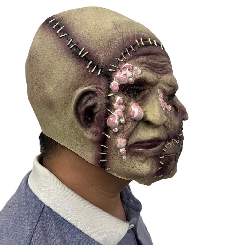 Strašidelná halloweenská maska ​​hororová maska ​​Cosplay rekvizity Halloweenská maska ​​na obličej
