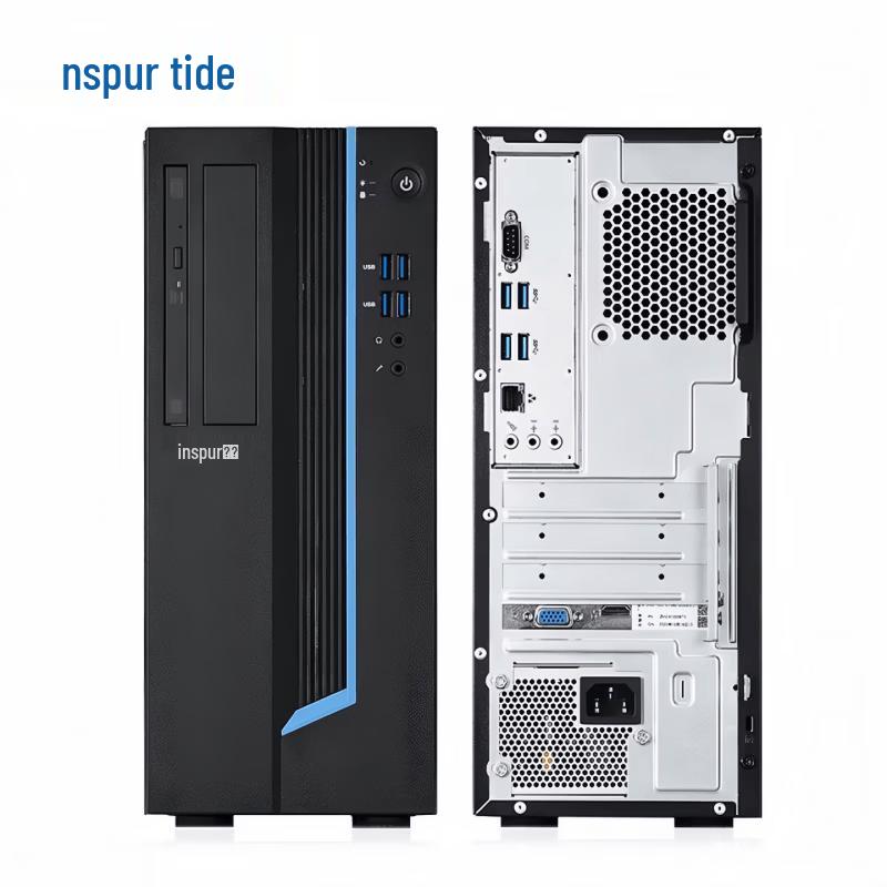INSPUR CE520Z Desktop PC with Zhaoxin KX-U6780A, Kirin OS & 23.8" Monitor (CN version)