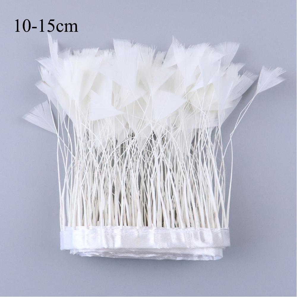 Feather1 Meter Natural Feather Trim Fringe Multi-color White Black Red Ostrich Turkey Feathers for Wedding Dress Decoration DIY Crafts