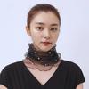 Women's Pearl Mesh Neck Warmer Neck Wrap Scarf