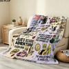 1PC Jojos Bizarre Adventure Patterned Flannel Blanket Suitable For All Seasons For Home Decor Warmth And Comfort Gifts Holiday Present