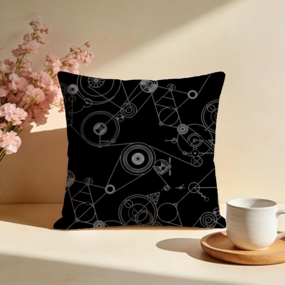 

Trendy SSteins Gateed Cushion Cover Stylish Washable Pillow Cover Ideal for Couch Bedroom Car Decoration 30X30cm