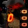 Bicycle Taillights 9 Models Bicycle Rear Light Type-C Charging Cycling Warning Lamp IPX5 Road Mountain Bike Tail Light