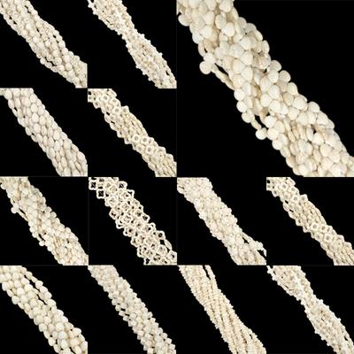 Forniture per feste a casa Stella marina quadrata Fiore Creazione di gioielli Accessori fatti a mano Collana Bracciale Pietra turchese naturale Perline sciolte Ciondolo fai da te