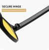 Retro Night Vision Anti Blue Light Sunglasses Round Frame Men Outdoor Sport Sunglasses Unisex Day Night Vision Driving Eyewear