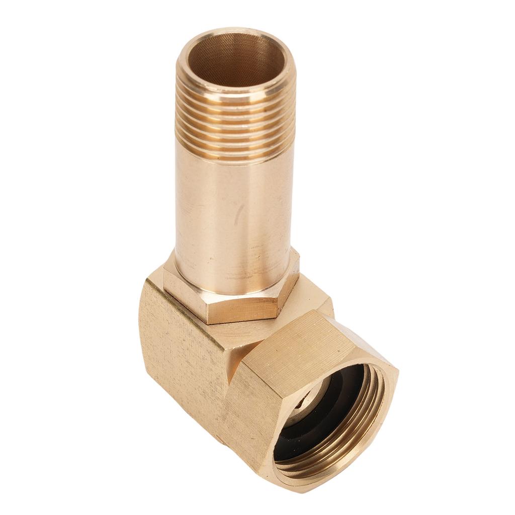 Gartenschlauchadapter 1 Zoll GHT Zinklegierung Gartenschlauchwickler-Anschluss Schwenkbarer Winkelverbinder