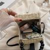 Summer Rattan Compact Square Bag Casual Style Beach Bag Handbag Woven Handmade Top-Handle Bag Shopping Portable Purse Totes