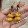 Sandalwood Zodiac Horse Carriage Keychain and Pendant