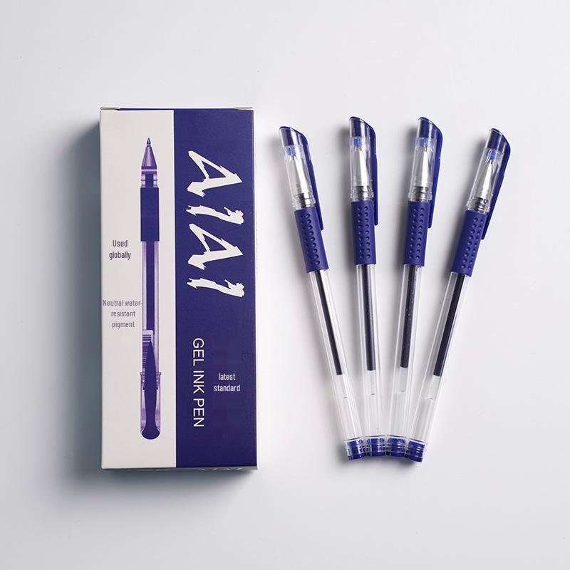 European Standard 0.5mm Black Bullet Tip Neutral Pen Set with Office Refills