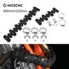 400mm/220mm Exhaust Pipe Guard For KTM EXC-F 350 SXF 450 Husqvarna FE 350 450 501 Sherco SEF-R 300 250 450 Yamaha WR250F WR450F