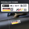 Heißer Autoaufkleber 3D Aluminium Auto Seitenkarosserie Heckklappe Emblem Dekoration Aufkleber für Mercedes Benz W204 W205 Amg W211 W212 W213 Sma