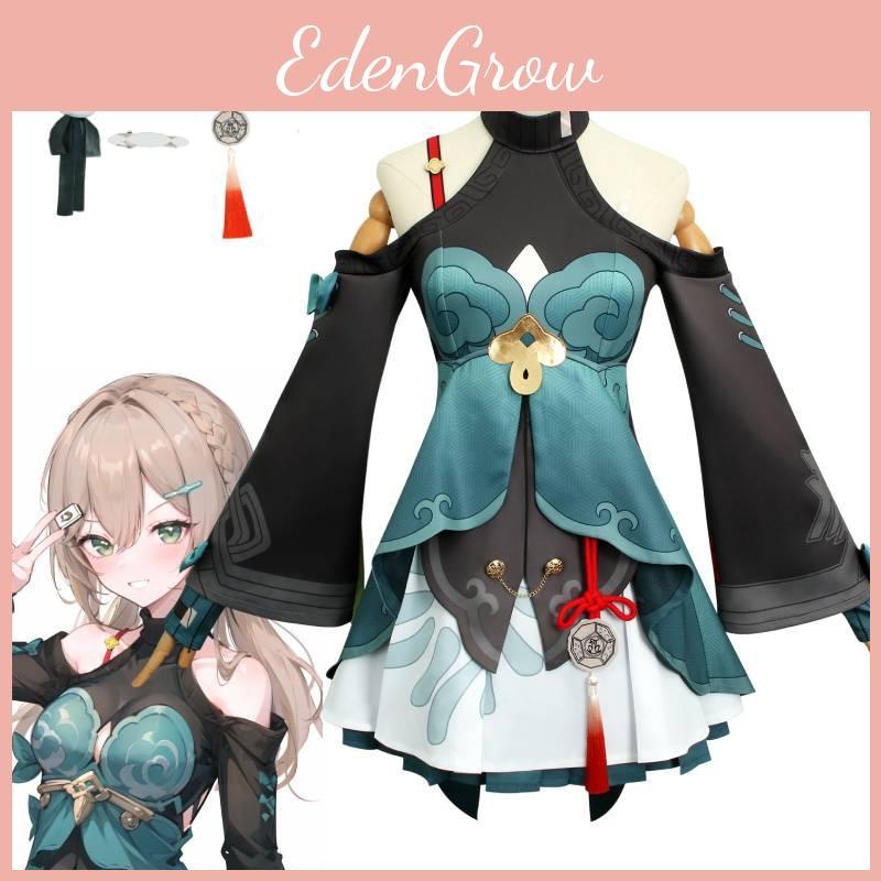 Stunning Honkai Star Rail Cosplay Costume Complete Qingque Attire For Anime Enthusiasts