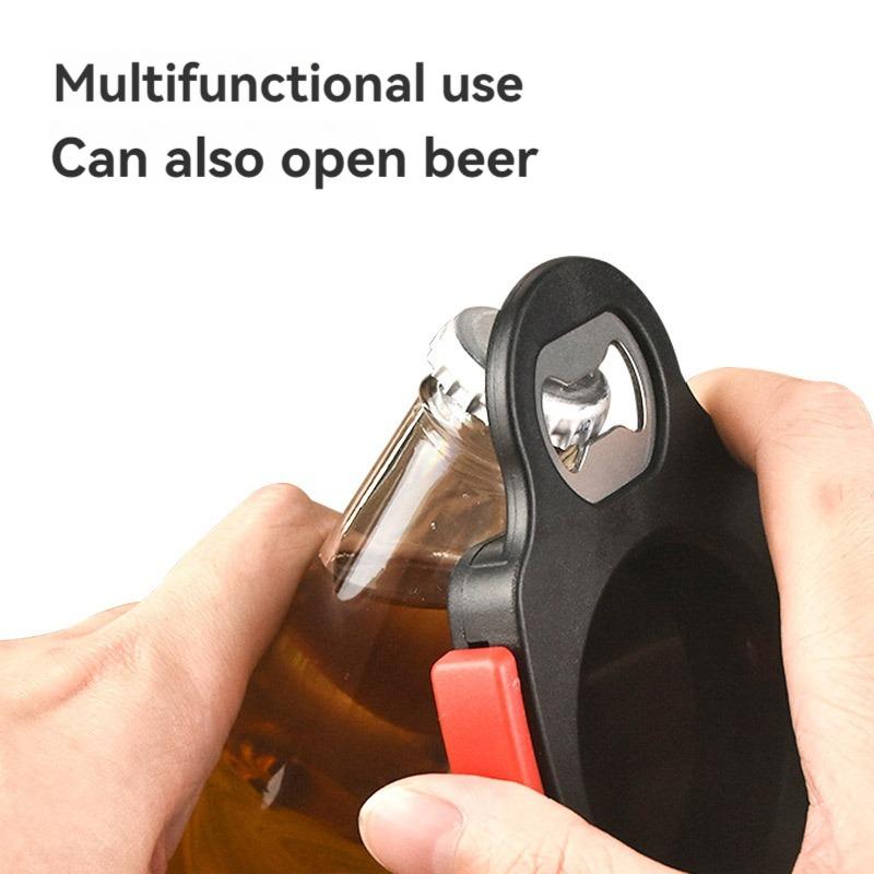 2026 fashion 2-in-1 Can opener for canned beer and beverage portable rotary can opener beer bottle opener bottle
