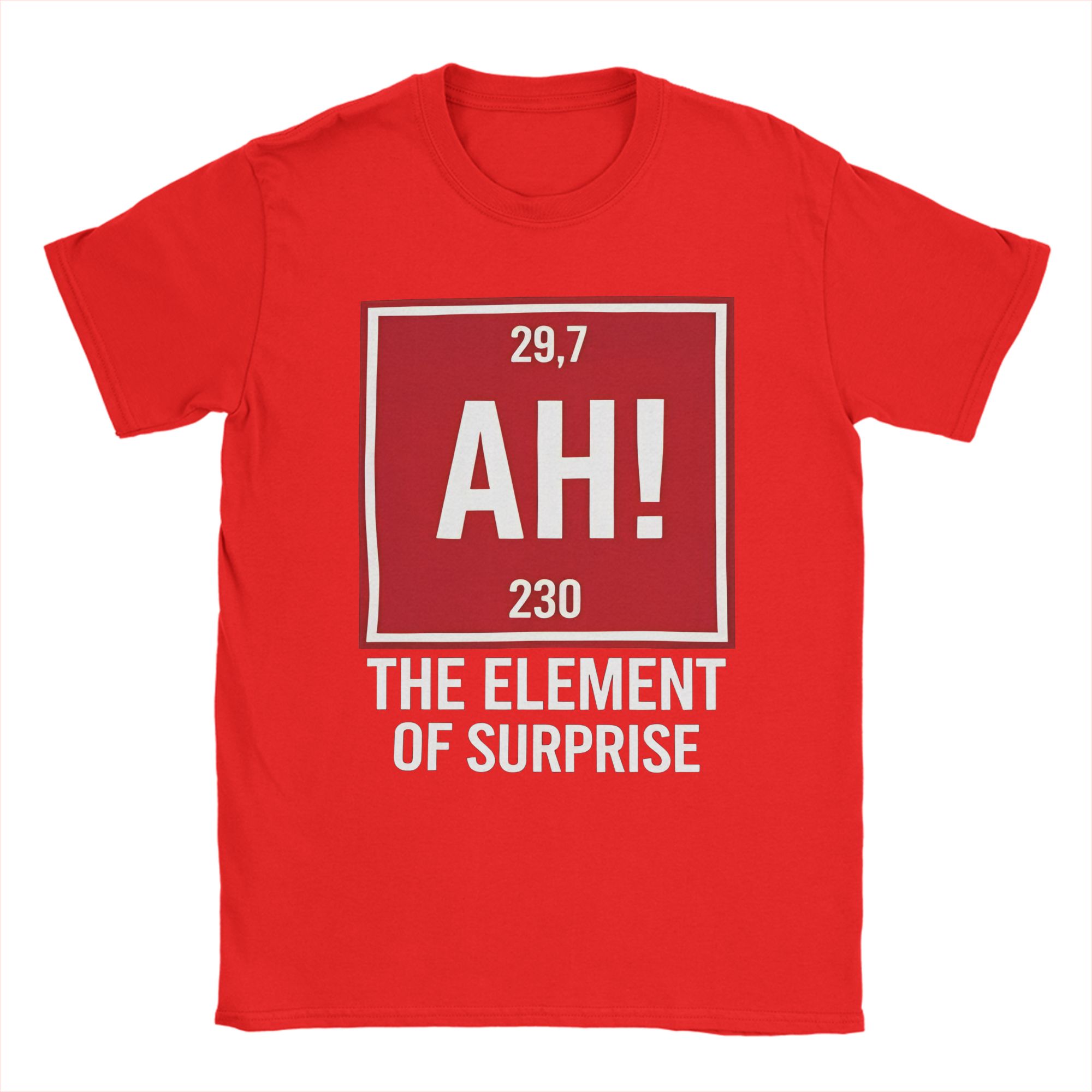 

Project Hail Mary AH EleUnisext of Surprise Ryland Grace Red Chemistry Joke T Shirt Summer Cotton TShirts For Unisex Trendy Cool S