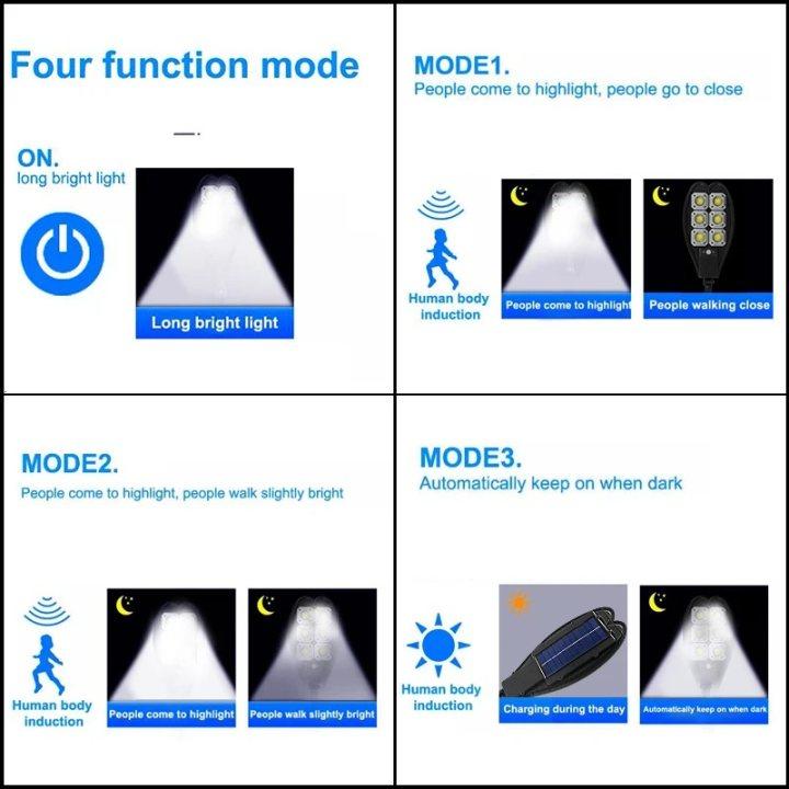 160 LED Outdoor Solar Lamp Waterproof Solar Light Multifunctional Induction Sunlight Garden Lantern Street Light