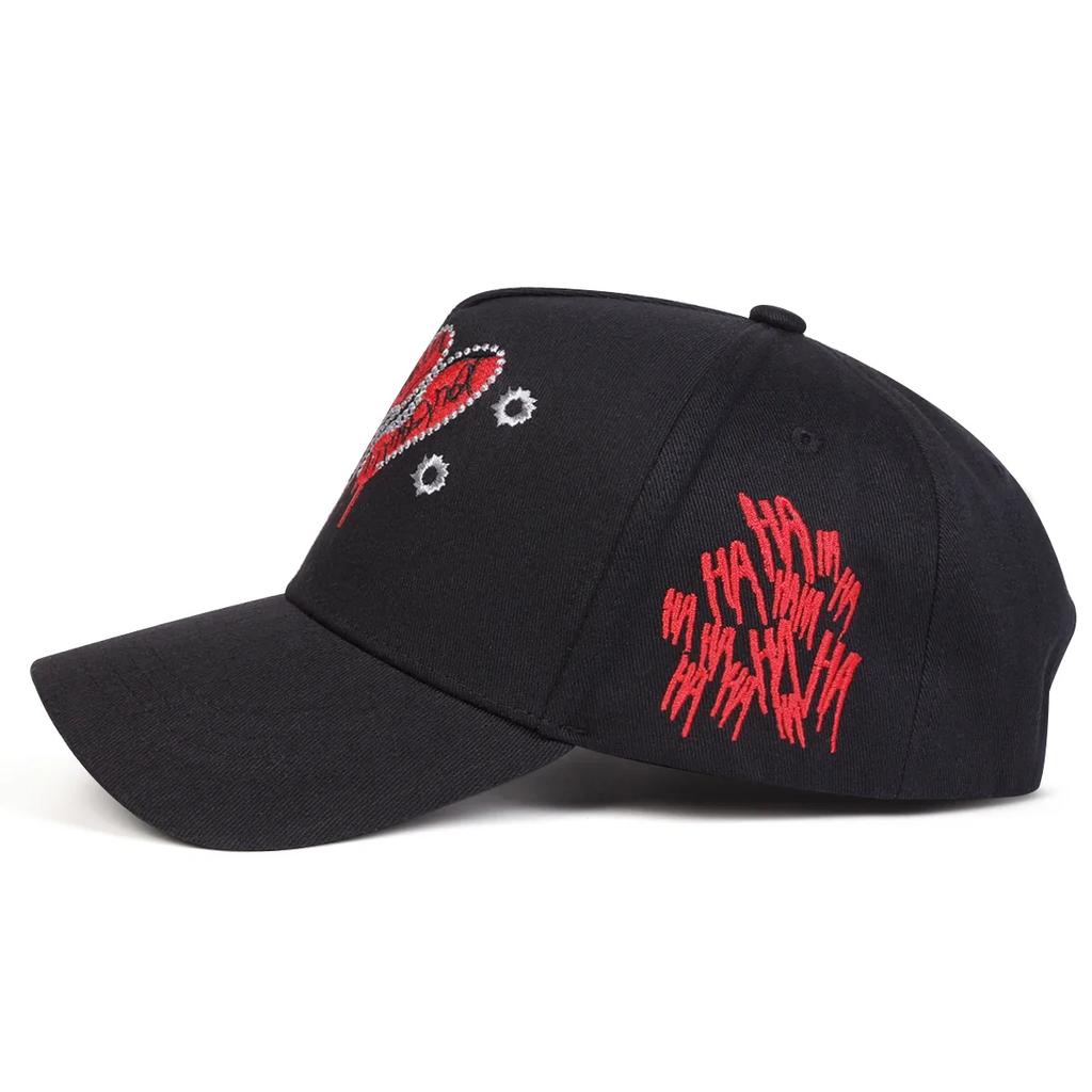 Unisex Footprint Embroidery Baseball Caps Spring and Autumn Outdoor Adjustable Casual Hats Sunscreen Hat Sports Cap