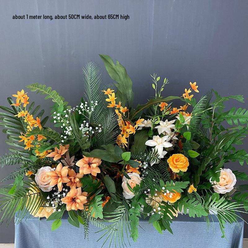 Artificial Wedding Venue Floral Decor for Aisle, Stage, and Reception