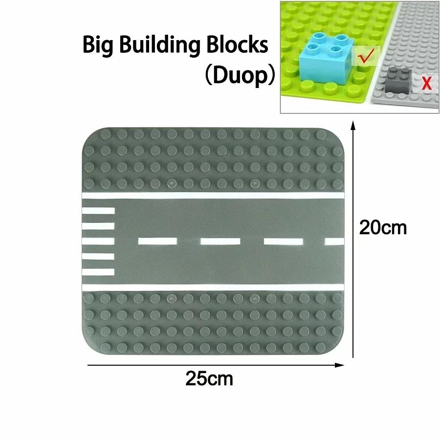 Duploes Velká velikost Základní deska Více velikostí 16x16 8x8 4x4 Cihly Montážní desky Velké částice Figurky Stavební bloky Dětské hračky