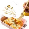 5/30/90pcs Stainless steel cutlery set Portuguese style cutlery for multiple people, dishwasher safe, family and hotel cutlery