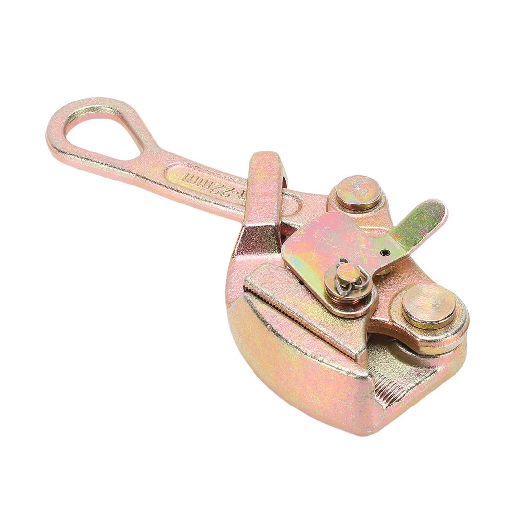 Ferramenta Tensionadora Puxador de Mandíbula de Cabo de Aço de 2 Toneladas para Endireitar Cabos de Aço Trançados de 4-22mm