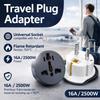 1PCS EU Plug Adapter Universal Input Socket Converter US UK AU CN to European Outlets Adapter Electric Socket Outlet CN to EU