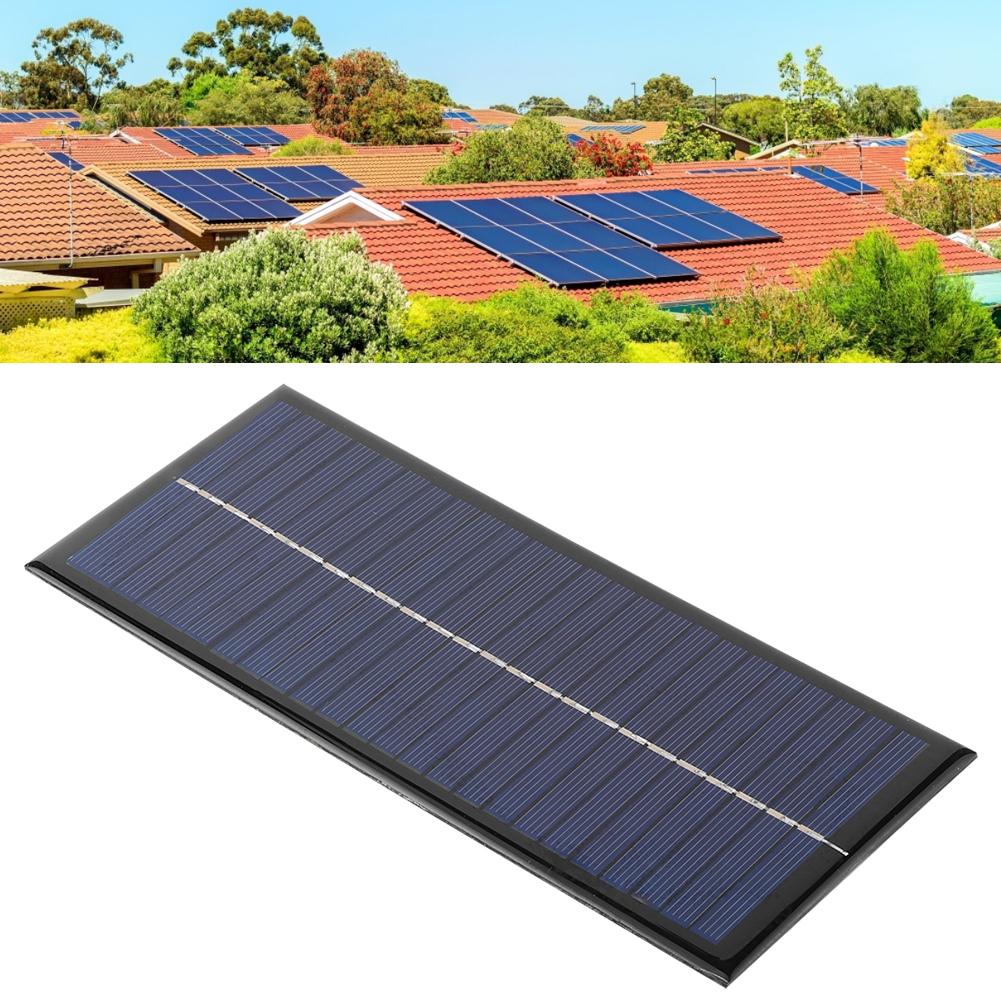 2.5W 12V DIY Polycrystalline Silicon Solar Panel Board Charger Module for Phone Charging