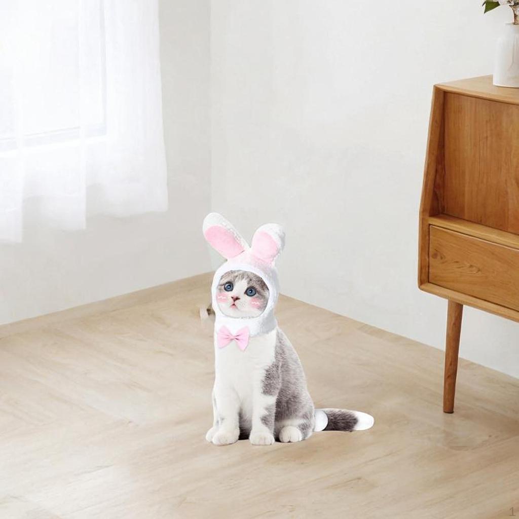 3 Pieces Cute Costume Bunny Cosplay Ears Accessory Outfits Fancy Dress Up for Festival