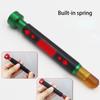 Body Repair Tool Pen with Replaceable Heads, Threaded Top and Rubber Grip for Auto Panel Finishing Task Support
