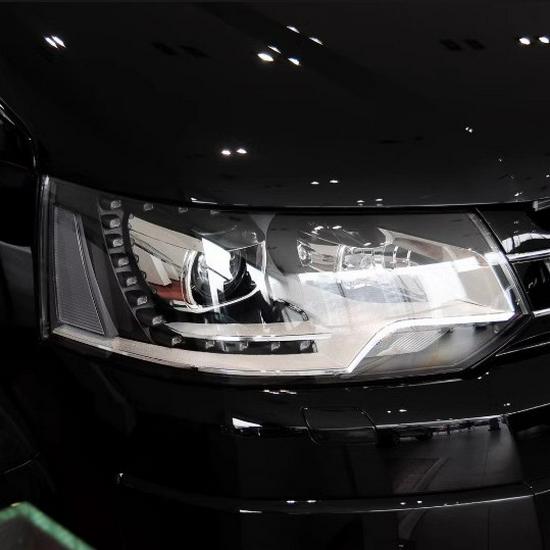 Compatible with Multivan T5 (2012-2015) Headlight Cover - Transparent Lampshade/Shell