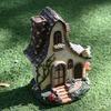 Feenhaus Groß Rustikal Miniatur Garten Villa Häuschen Harz Feengarten Dekoration Miniatur Wälder Zwergenhütte Haus Behausungen