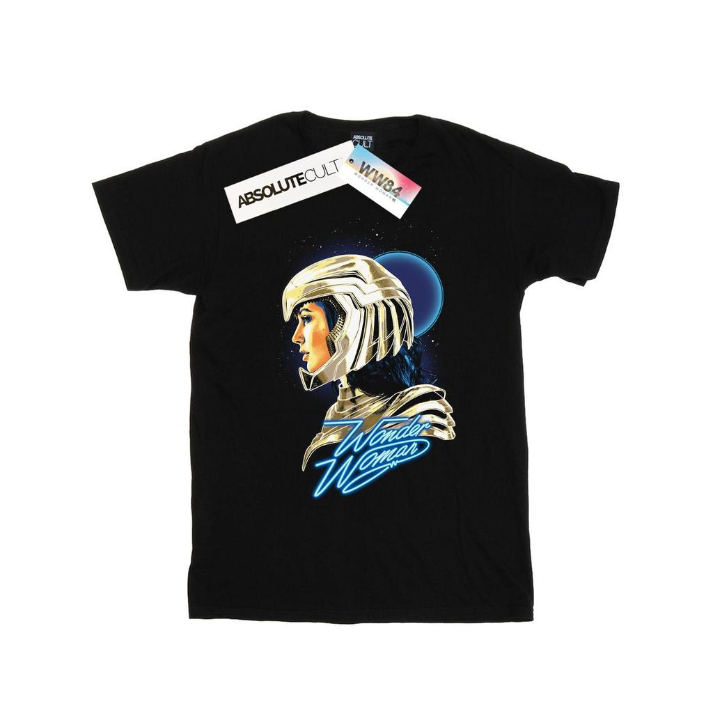 DC Comics Girls Wonder Woman 84 Retro Gold Helmet Cotton T-Shirt