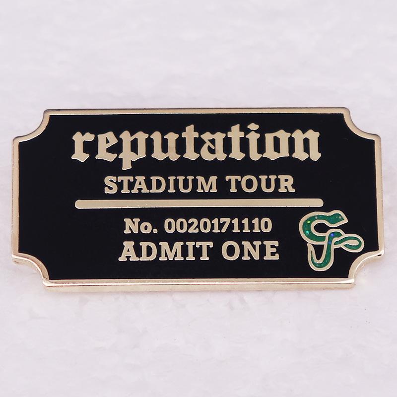 

Taylor Swift Reputation Album Concert Brooch Badge & Music Festival Gift
