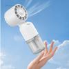 F9 Portable Handheld Misting Fan USB Rechargeable Battery Operated Spray Water Mist Fan Small Personal Cooling Fans For Outdoor Travel Makeup Home Off