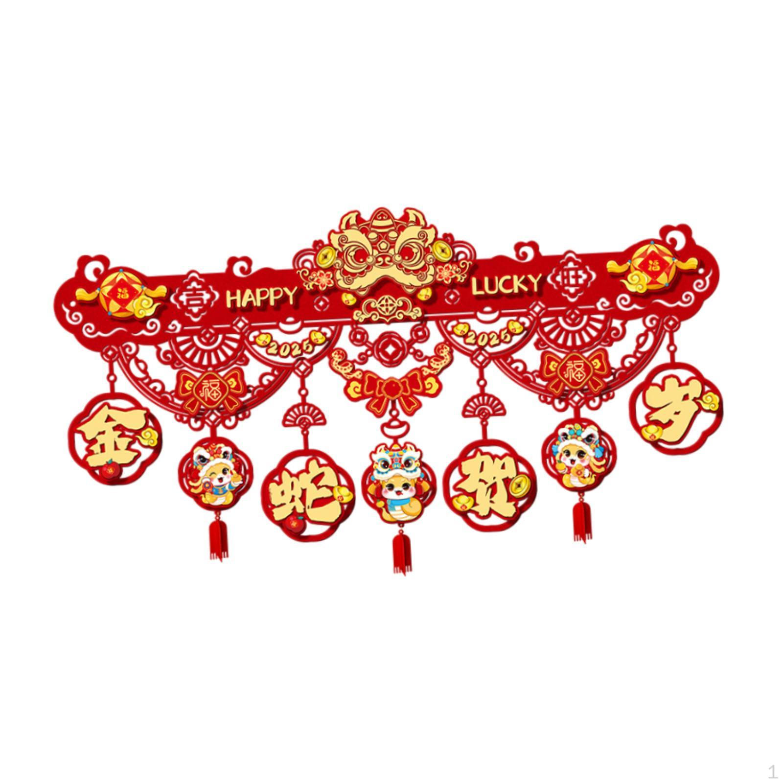 

Китайский Год Баннер Гирлянда Весенний Фестиваль Фетр Подвески Настенные для Спальни Рождество Style A